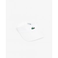VISEIRA LACOSTE EM TAFETÁ - BRANCO VISEIRA LACOSTE EM TAFETÁ - BRANCO